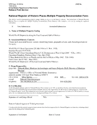 National Register of Historic Places Multiple Property Documentation Form