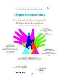 Tätigkeitsbericht 2020