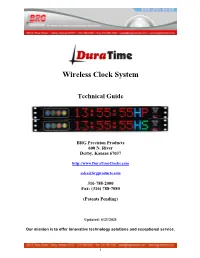 Wireless Clock System