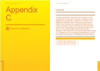 Appendix Contents