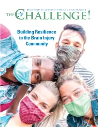 Building Resilience in the Brain Injury Community TABLE of CONTENTS