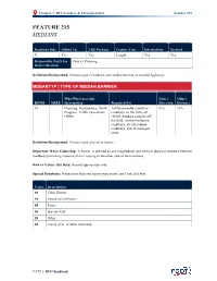 Feature 215 Medians