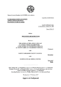 High Court Judgment Template