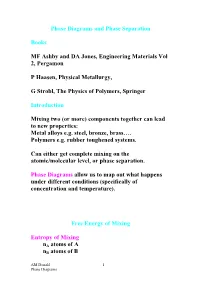 Phase Diagrams and Phase Separation