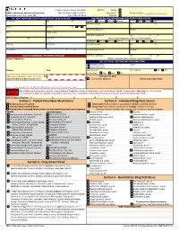Quantitative Drug Test Menu Section 2