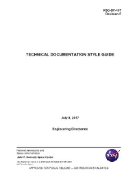 Technical Documentation Style Guide