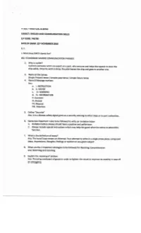 1. 5. Name Two Important Rules to Be Followed to Write an Invitation Letter