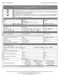 OCME Clinical Summary Worksheet Fax to OCME Communications 24/7 at (646) 500-5762 Please Be Advised That Failure to Notify Next