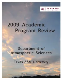 ATMO 2009 Self-Study Report