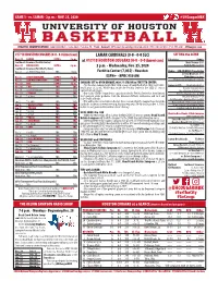 BASKETBALL ATHLETICS COMMUNICATIONS: 3204 Cullen Blvd