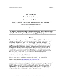 Globalization and the New Normal