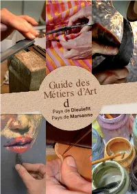 Guide Des Métiers D'art