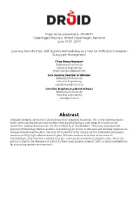 Abstract Innovation Projects Sometimes Fail to Achieve Their Proposed Outcomes