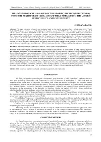 The Synecological Analyses of the Edaphic Beetles (Coleoptera) from the Mixed Forest (Elm, Ash and Field Maple) from the „Codrii Tigheciului” Landscape Reserve