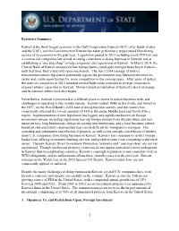 1 Executive Summary Kuwait Is the Third