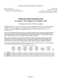 Des Moines Register/Cnn/Mediacom Iowa Poll