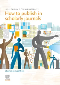 How to Publish in Scholarly Journals