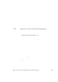 The CWEB System of Structured Documentation
