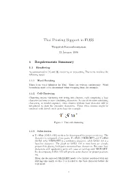 Thai Printing Support in FOSS