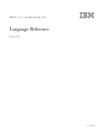 XL C/C++: Language Reference the Static Storage Class Specifier