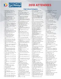 2018 Attendees