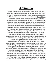 Fundamentals of Alchemy\374