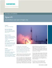 Space Exploration Technologies (Spacex) Case Study