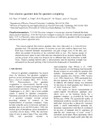 Few-Electron Quantum Dots for Quantum Computing