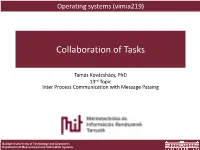 Inter Process Communication with Message Passing