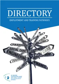 Directory of Employment and Training Pathways 1