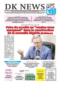 Faire Du Scrutin Un "Rendez-Vous Marquant" Dans La Construction De