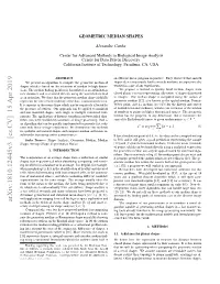 Geometric Median Shapes