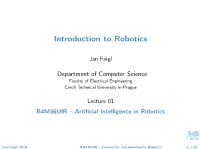 Introduction to Robotics