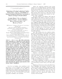 Monitoring of Nesting Leatherback Turtles