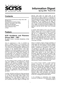 SCRSS Digest, Spring 2006