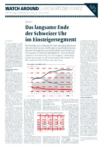 Das Langsame Ende Der Schweizer Uhr Im Einsteigersegment
