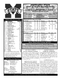 Montevallo Game Notes.Qxd