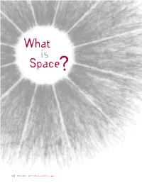 "What Is Space?" by Frank Wilczek