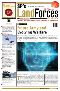 Future Army and Evolving Warfare