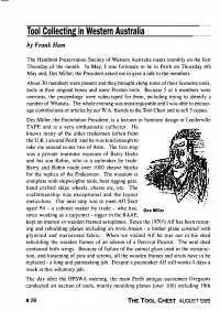Tool Collecting in Western Australia by Frank Ham