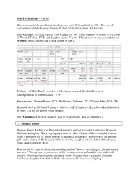 1911 Pitcherhouse – Part 1