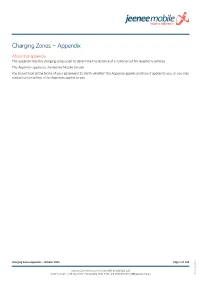 Charging Zones – Appendix