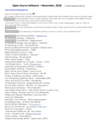 Open Source Software – November, 2018 a Friend Recently Shared This: Click for Related Message Board