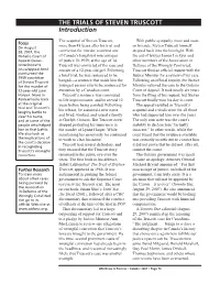THE TRIALS of STEVEN TRUSCOTT Introduction