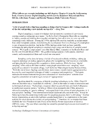 What Follows Are Excerpts (Including One Full Chapter