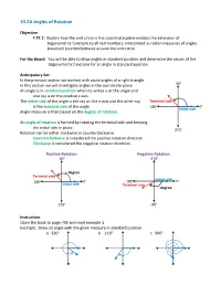 10.2A Angles of Rotation
