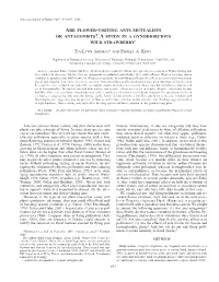 Are Flower-Visiting Ants Mutualists Or Antagonists?Astudy in a Gynodioecious Wild Strawberry1