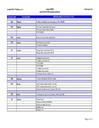 Full Country Code + Name + Operators