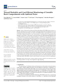 Toward Workable and Cost-Efficient Monitoring of Unstable Rock
