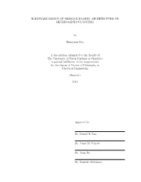 Hardware Design of Message Passing Architecture on Heterogeneous System